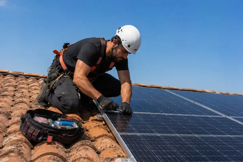 Maintenance et monitoring de panneaux solaires à Saint-Paul-en-Gâtine