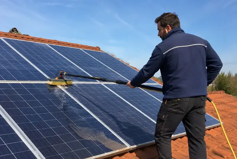 Nettoyage et entretien de panneaux solaires à Saint-Paul-en-Gâtine